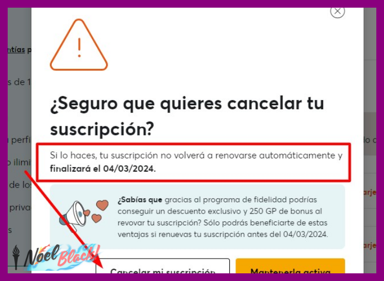 ¿Cancelar la renovación automática elimina mi suscripción de inmediato?